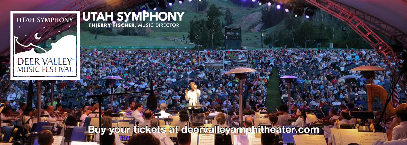 Utah Symphony Orchestra Tickets Snow Park Outdoor Amphitheater at