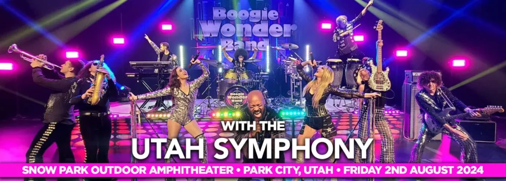 Boogie Wonder Band & The Utah Symphony at Snow Park Outdoor Amphitheater